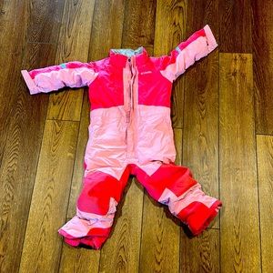 Pink kids 4t Colombia snowsuit